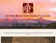 Tablet Screenshot of abtclinic.com
